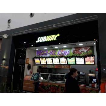 Быстрое питание Subway - все контакты на портале rest-kz.com